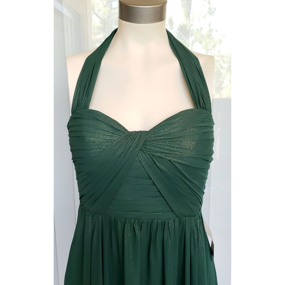 JENNY YOO formal bridesmaid prom lux shimmer dress - Picture 3 of 8